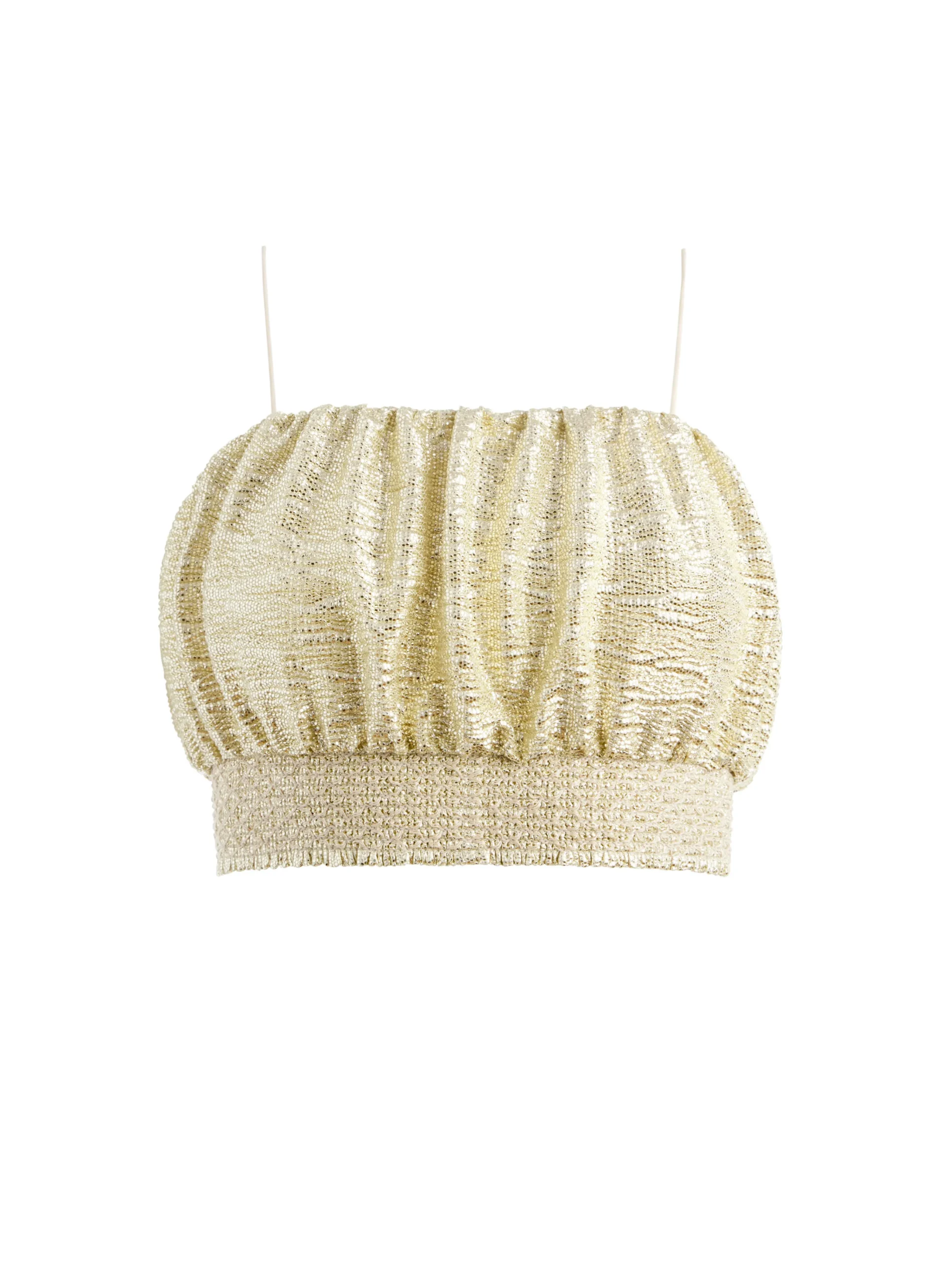 WENDEE RUCHED CROP TOP