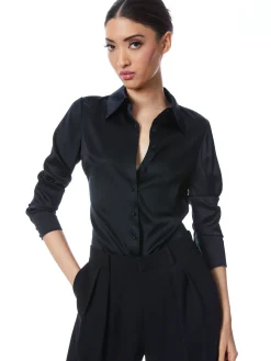 WILLA FITTED PLACKET TOP