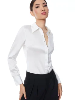 WILLA FITTED PLACKET TOP