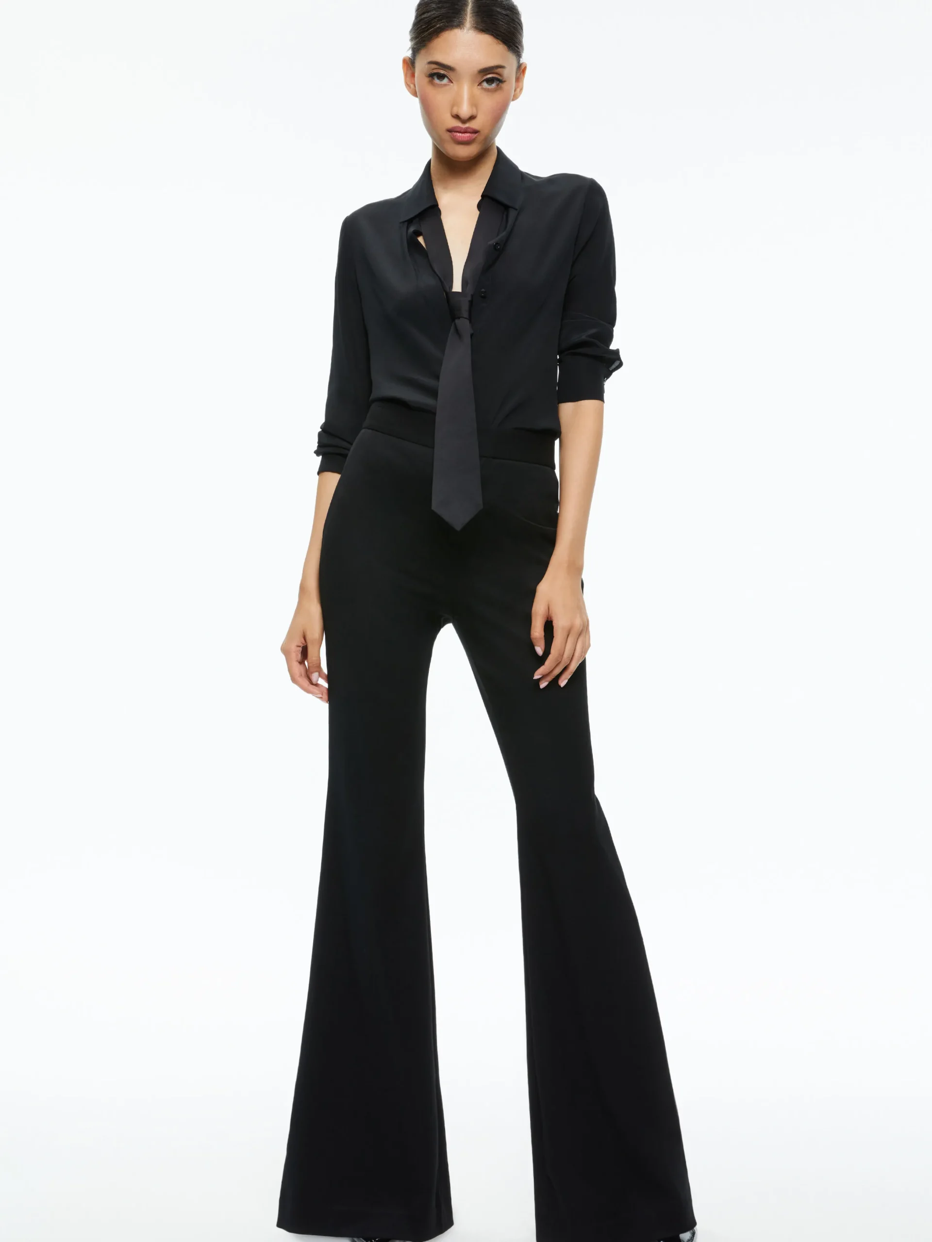 WILLA PLACKET TOP WITH TIE