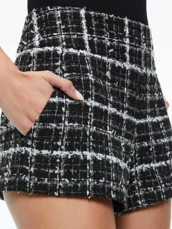 YARDLEY CROPPED FRAY HEM JACKET + DONALD TWEED SHORT